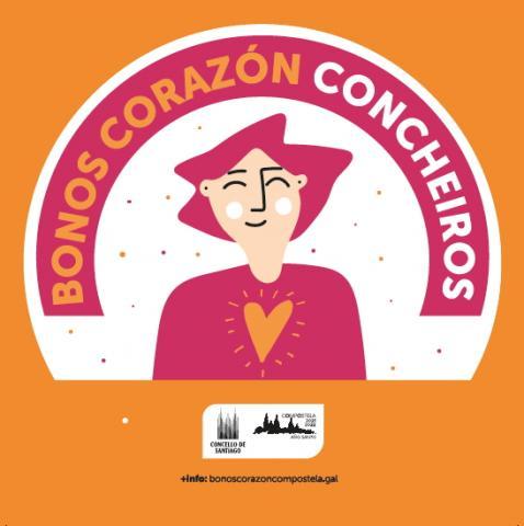 Imaxe da campaña dos Bonos Corazón Concheiros