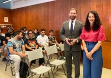 María Rozas e Gonzalo Trenor durante a presentación do programa Appventurers